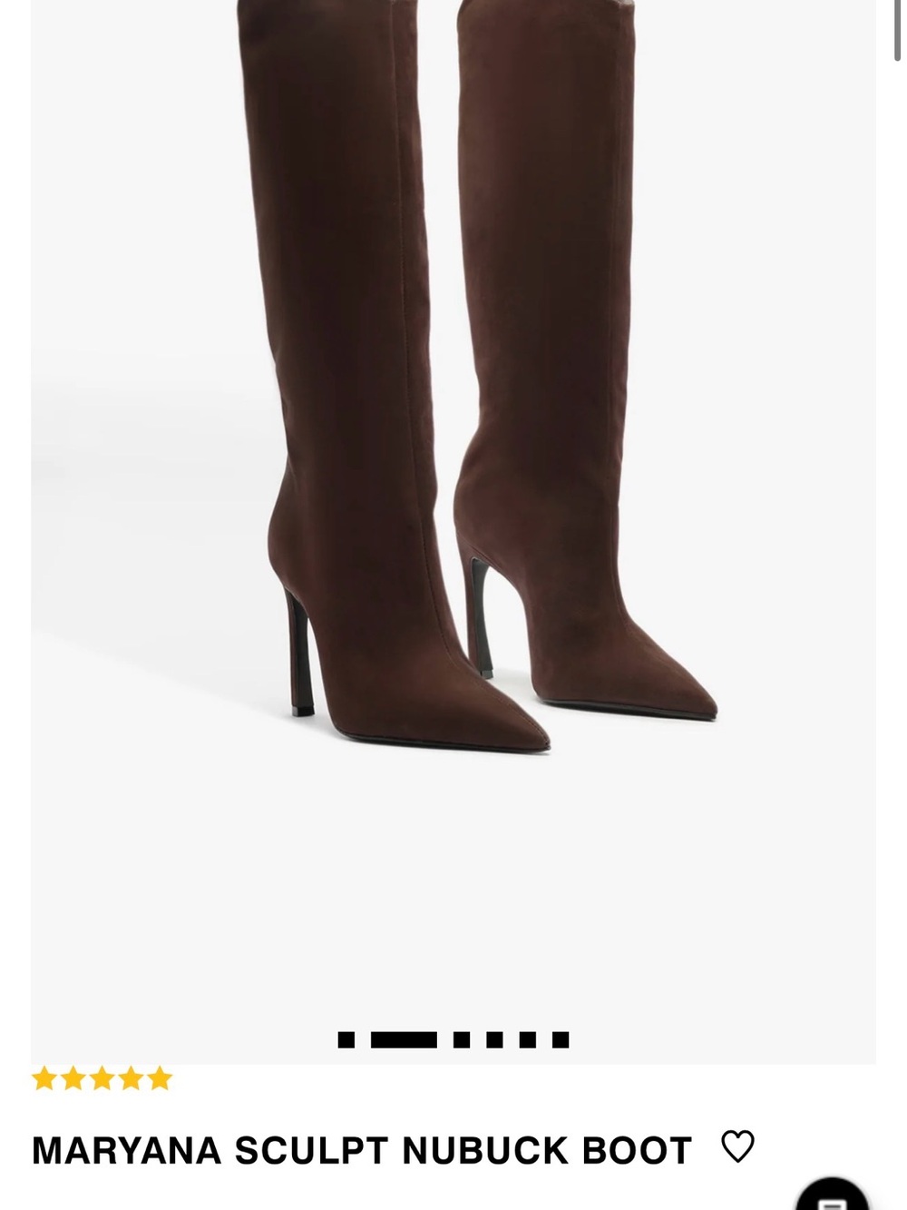 Schultz Maryana Sculpt dark chocolate knee high boots size 6